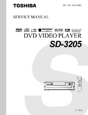 Сервисная инструкция Toshiba SD-3205 ― Manual-Shop.ru