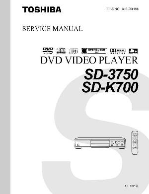 Сервисная инструкция Toshiba SD-3750 ― Manual-Shop.ru