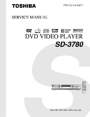 Сервисная инструкция Toshiba SD-3780 ― Manual-Shop.ru