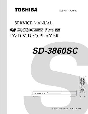 Service manual Toshiba SD-3860SC ― Manual-Shop.ru