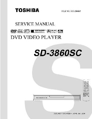 Сервисная инструкция Toshiba SD-3860SC ― Manual-Shop.ru