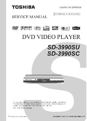 Сервисная инструкция Toshiba SD-3990SC, SU ― Manual-Shop.ru