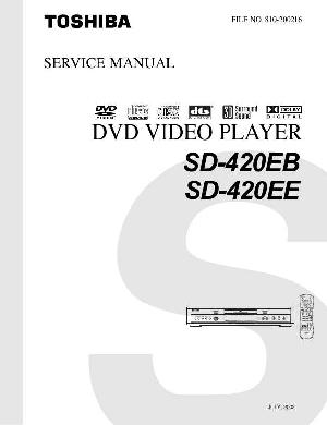 Сервисная инструкция Toshiba SD-420 ― Manual-Shop.ru