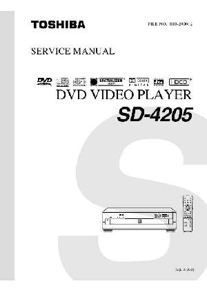 Сервисная инструкция Toshiba SD-4205 ― Manual-Shop.ru