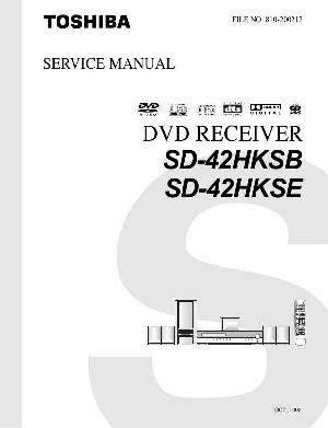 Сервисная инструкция Toshiba SD-42HKSB ― Manual-Shop.ru