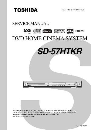 Сервисная инструкция Toshiba SD-57HTKR ― Manual-Shop.ru