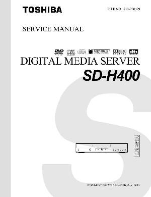 Сервисная инструкция Toshiba SD-H400 ― Manual-Shop.ru