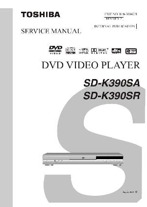 Сервисная инструкция Toshiba SD-K390SA SR ― Manual-Shop.ru