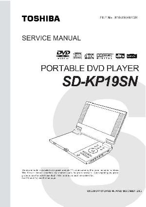 Сервисная инструкция Toshiba SD-KP19SN ― Manual-Shop.ru