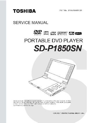 Сервисная инструкция Toshiba SD-P1850SN ― Manual-Shop.ru