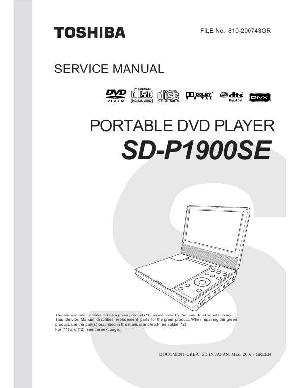 Сервисная инструкция Toshiba SD-P1900SE ― Manual-Shop.ru