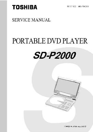 Сервисная инструкция Toshiba SD-P2000 ― Manual-Shop.ru