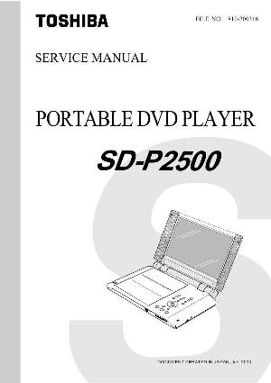 Сервисная инструкция Toshiba SD-P2500 ― Manual-Shop.ru