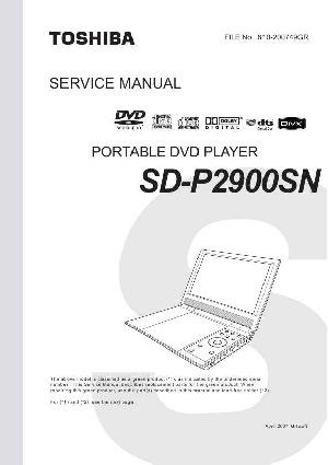 Сервисная инструкция Toshiba SD-P2900SN ― Manual-Shop.ru