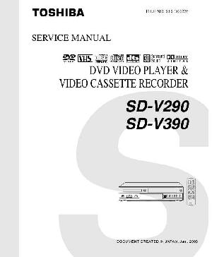 Сервисная инструкция Toshiba SD-V290, SD-V390 ― Manual-Shop.ru