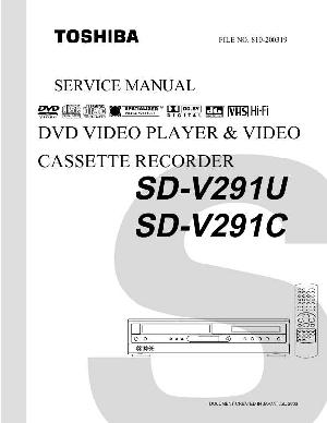Сервисная инструкция Toshiba SD-V291C, SD-V291U ― Manual-Shop.ru