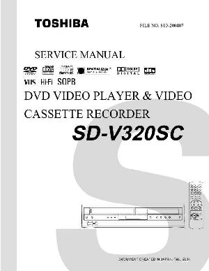 Сервисная инструкция Toshiba SD-V320SC ― Manual-Shop.ru