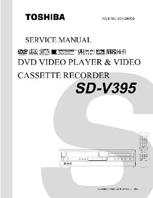 Сервисная инструкция Toshiba SD-V395 ― Manual-Shop.ru