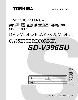 Сервисная инструкция Toshiba SD-V396SU ― Manual-Shop.ru