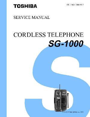 Сервисная инструкция Toshiba SG-1000 ― Manual-Shop.ru
