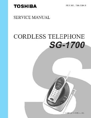 Service manual Toshiba SG-1700 ― Manual-Shop.ru