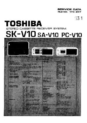 Сервисная инструкция Toshiba SK-V10, SA-V10, PC-V10 ― Manual-Shop.ru