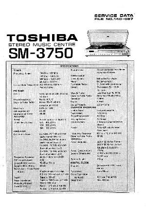 Сервисная инструкция Toshiba SM-3750 ― Manual-Shop.ru