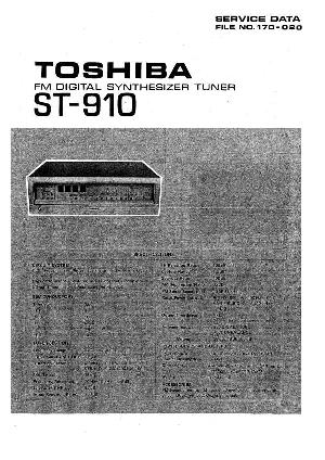 Сервисная инструкция Toshiba ST-910 ― Manual-Shop.ru