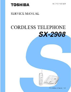Сервисная инструкция Toshiba SX-2908 ― Manual-Shop.ru