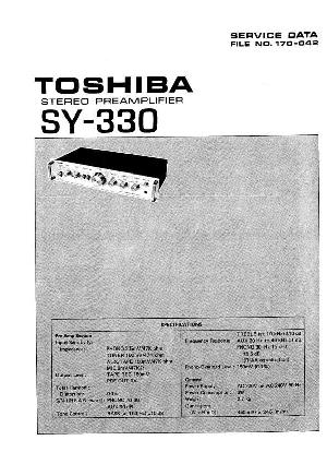 Сервисная инструкция Toshiba SY-330 ― Manual-Shop.ru