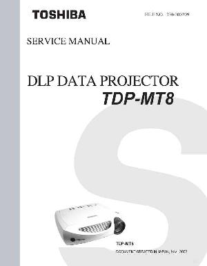 Сервисная инструкция Toshiba TDP-MT8 ― Manual-Shop.ru