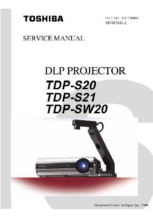 Сервисная инструкция Toshiba TDP-S20, TDP-S21, TDP-SW20 ― Manual-Shop.ru