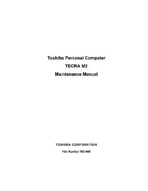 Сервисная инструкция Toshiba Tecra M2 ― Manual-Shop.ru