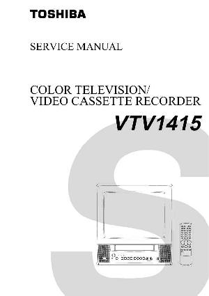 Сервисная инструкция Toshiba VTV1415 ― Manual-Shop.ru
