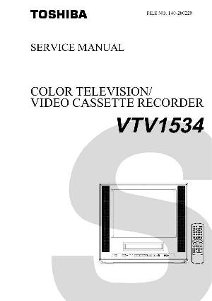 Сервисная инструкция Toshiba VTV1534 ― Manual-Shop.ru