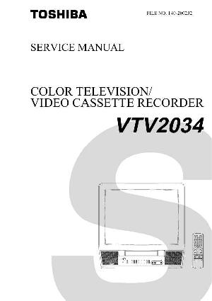 Service manual Toshiba VTV2034 ― Manual-Shop.ru