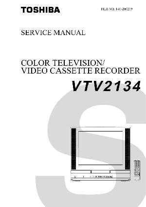 Сервисная инструкция Toshiba VTV2134 ― Manual-Shop.ru
