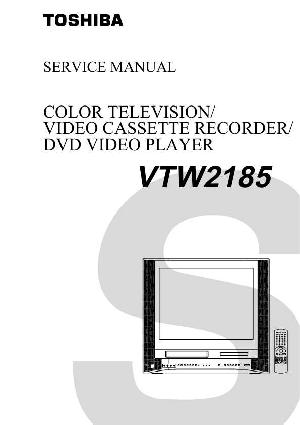 Сервисная инструкция Toshiba VTW2185 ― Manual-Shop.ru