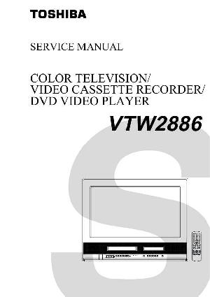 Сервисная инструкция Toshiba VTW2886 ― Manual-Shop.ru