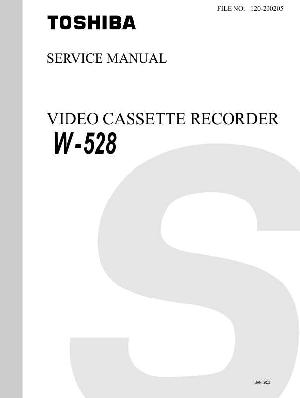Service manual Toshiba W-528 ― Manual-Shop.ru