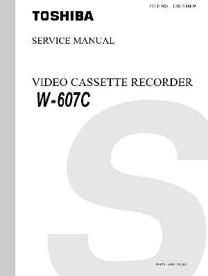 Service manual Toshiba W-607C ― Manual-Shop.ru