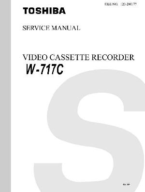 Service manual Toshiba W-717C ― Manual-Shop.ru