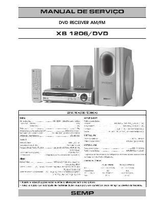 Сервисная инструкция Toshiba XB-1206 ― Manual-Shop.ru