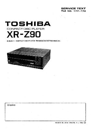 Сервисная инструкция Toshiba XR-Z90 ― Manual-Shop.ru