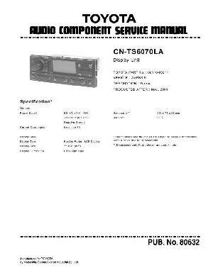 Сервисная инструкция Panasonic CN-TS6070 ― Manual-Shop.ru