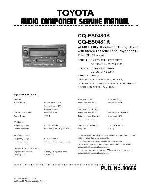 Сервисная инструкция Panasonic CQ-ES0480K, ES0481K ― Manual-Shop.ru