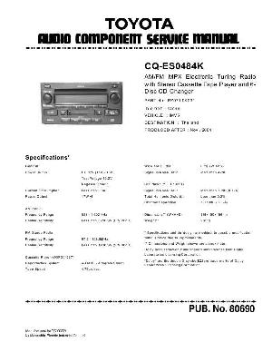Сервисная инструкция Panasonic CQ-ES0484K ― Manual-Shop.ru