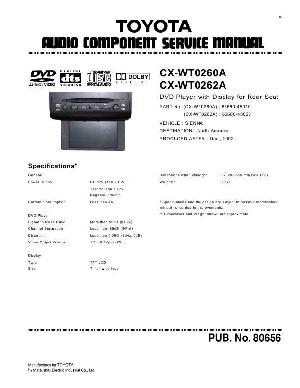 Сервисная инструкция TOYOTA Panasonic CX-WT0260A ― Manual-Shop.ru