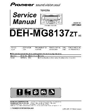 Сервисная инструкция Pioneer DEH-MG8137 ― Manual-Shop.ru