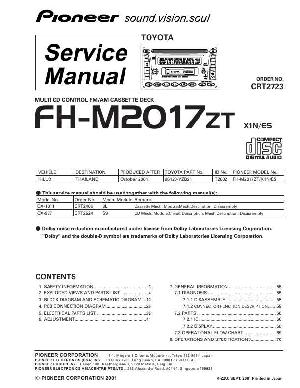 Сервисная инструкция Pioneer FH-M2017 ― Manual-Shop.ru